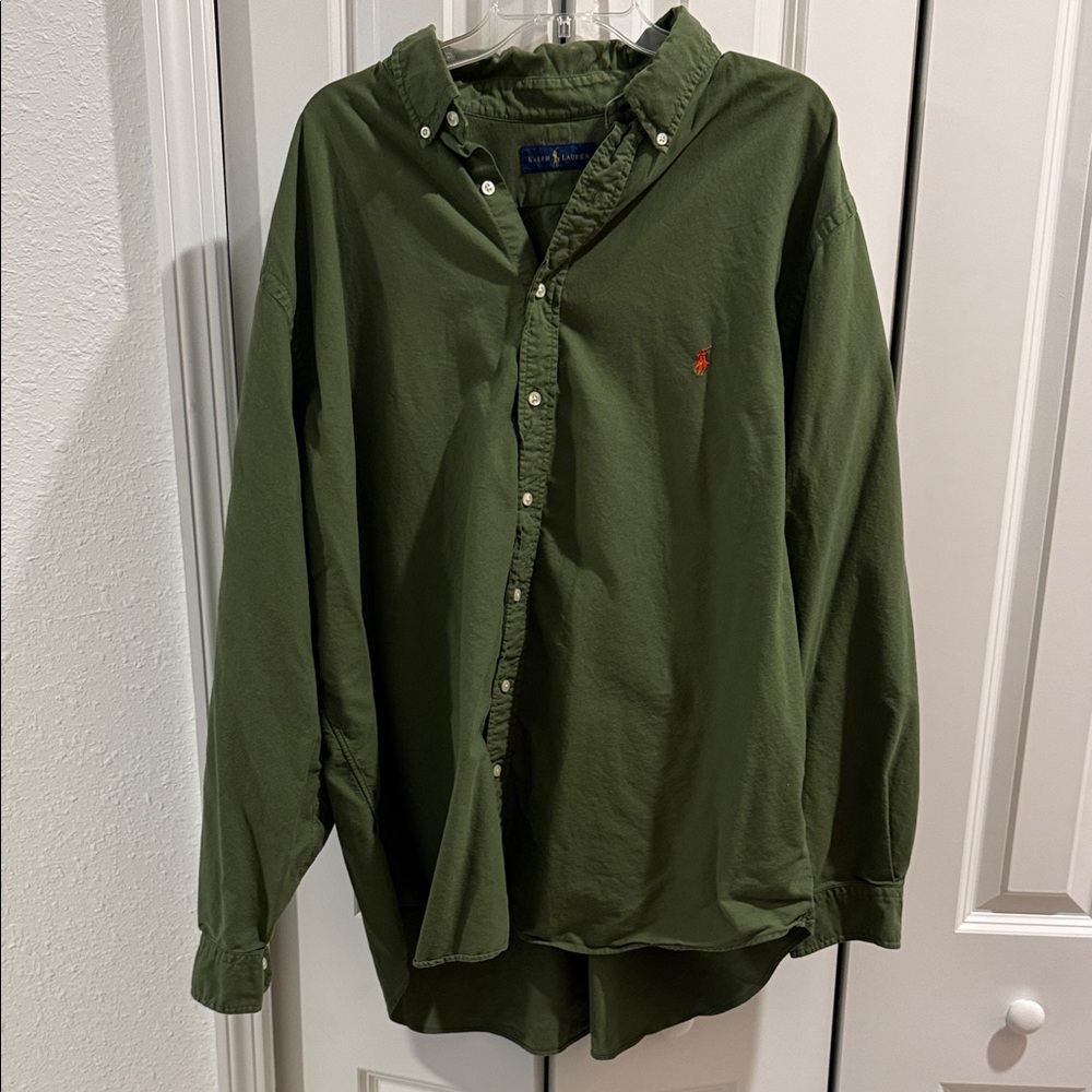Ralph Lauren Olive Green Shirt